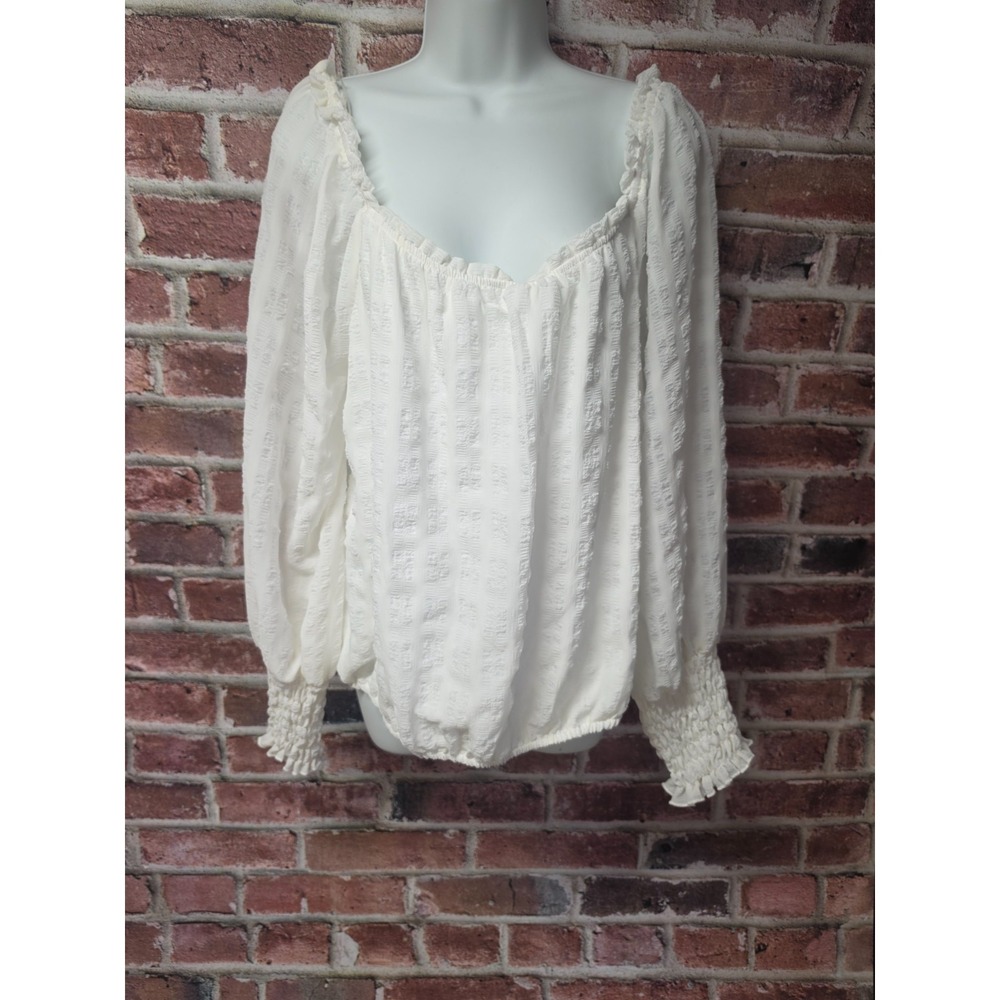 Women's PENELOPE ROSE Cottage Core Peasant Blouse Top XL